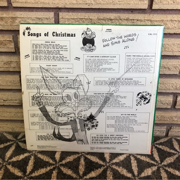Vintage 60's "Sing Along with Breezy Songs of Christmas" Album - Kid's Record - Picture 2 of 10